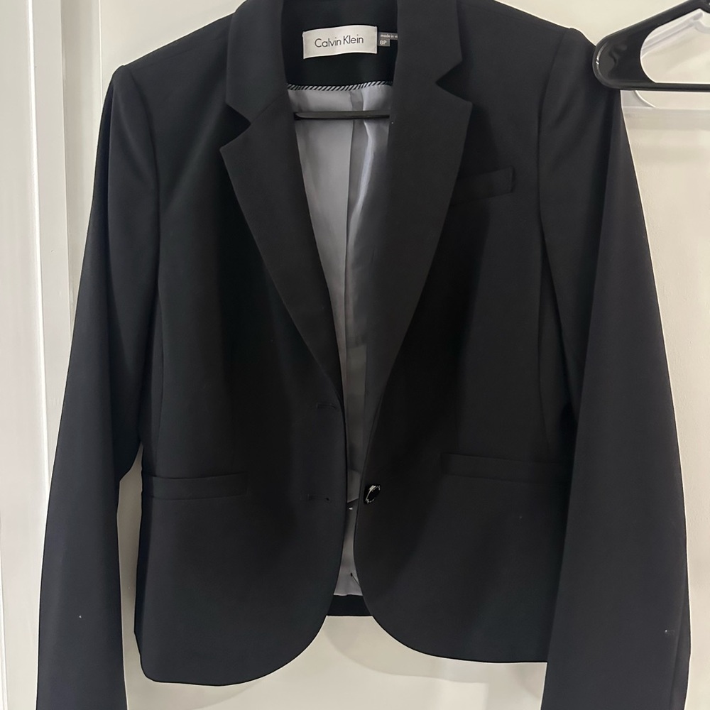 Calvin Klein Women's Classic Black Suit Jacket